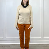 L/S Funnel Neck Sweater - Latte Sweaters Tribal