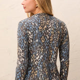 L/S Funnel Neck Top - Satin Sky - Sugar Babies Children's Boutique/Meg's Shoppe