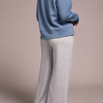 L/S Funnel Neck Top - Slate Blue Tops Tribal