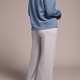 L/S Funnel Neck Top - Slate Blue Tops Tribal