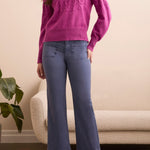 L/S Mock Neck Sweater - Pink Flambe Sweaters Tribal