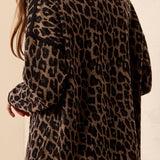 L/S Mock Neck Top - Fossil Sweaters Tribal