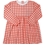 L/S Playtime Dress - Rosy Gingham Girls Play Dresses Heyward House