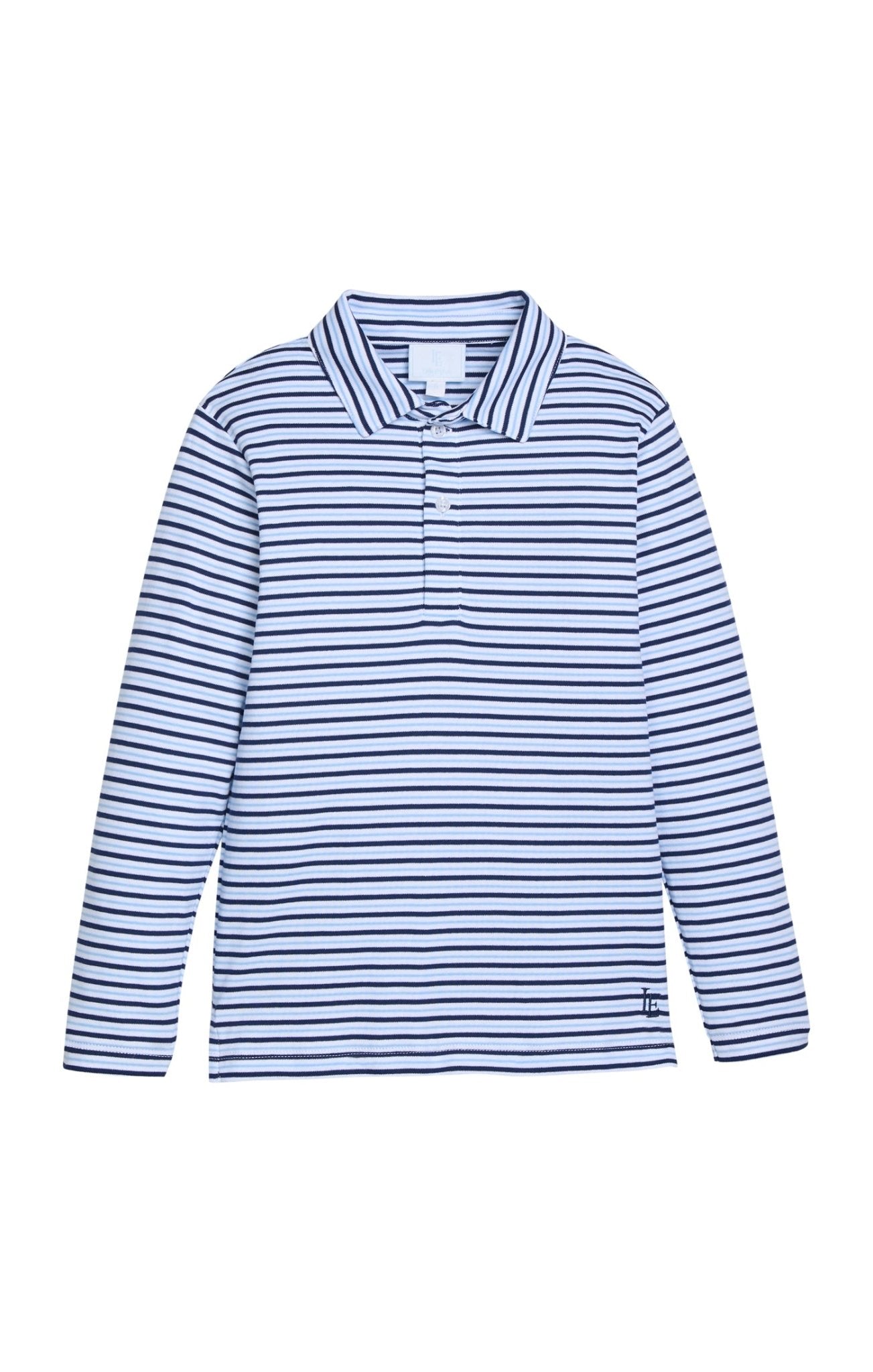 L/S Polo - Winslow Stripe - Sugar Babies Children's Boutique/Meg's Shoppe