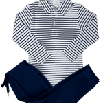 L/S Polo - Winslow Stripe - Sugar Babies Children's Boutique/Meg's Shoppe