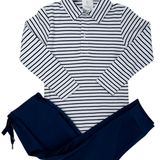 L/S Polo - Winslow Stripe - Sugar Babies Children's Boutique/Meg's Shoppe