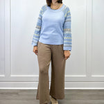 L/S Scoop Neck Sweater - Chambray Sweaters Tribal