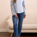 L/S Scoop Neck Sweater - Chambray Sweaters Tribal