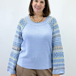 L/S Scoop Neck Sweater - Chambray Sweaters Tribal
