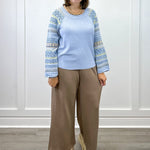 L/S Scoop Neck Sweater - Chambray Sweaters Tribal
