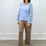 L/S Scoop Neck Sweater - Chambray Sweaters Tribal
