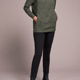 L/S Tunic w/ Invisible Pockets - Chive Sweatshirts + Pullovers Tribal