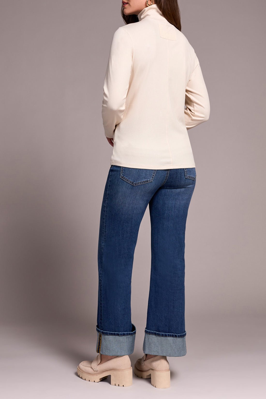 L/S Turtle Neck Top - Moonstone Tops Tribal