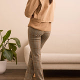 L/S Zip Front Jacket w/ Double Pockets - Ice Latte Outerwear Tribal