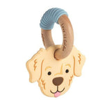 Lt. Golden Retriever Dog Teether Baby Accessories Mudpie