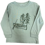 Lt. Green LS Canoe T-Shirt Boys Tees Mustard & Ketchup