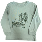 Lt. Green LS Canoe T-Shirt Boys Tees Mustard & Ketchup