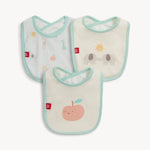 Lullaby Sky Blue Modal Magnetic Bib 3-Pack Baby Sleepwear Magnetic Me