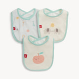 Lullaby Sky Blue Modal Magnetic Bib 3-Pack Baby Sleepwear Magnetic Me