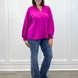 Magenta Muse Top Tops Jodifl