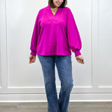 Magenta Muse Top Tops Jodifl