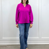 Magenta Muse Top Tops Jodifl