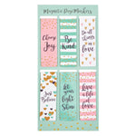 Magnetic Bookmark Set Sparkle Collection Paper Goods Christian Art Gifts