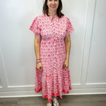 Magnolia Flutter - Persimmon Long Dresses Victoria Dunn Design