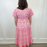 Magnolia Flutter - Persimmon Long Dresses Victoria Dunn Design