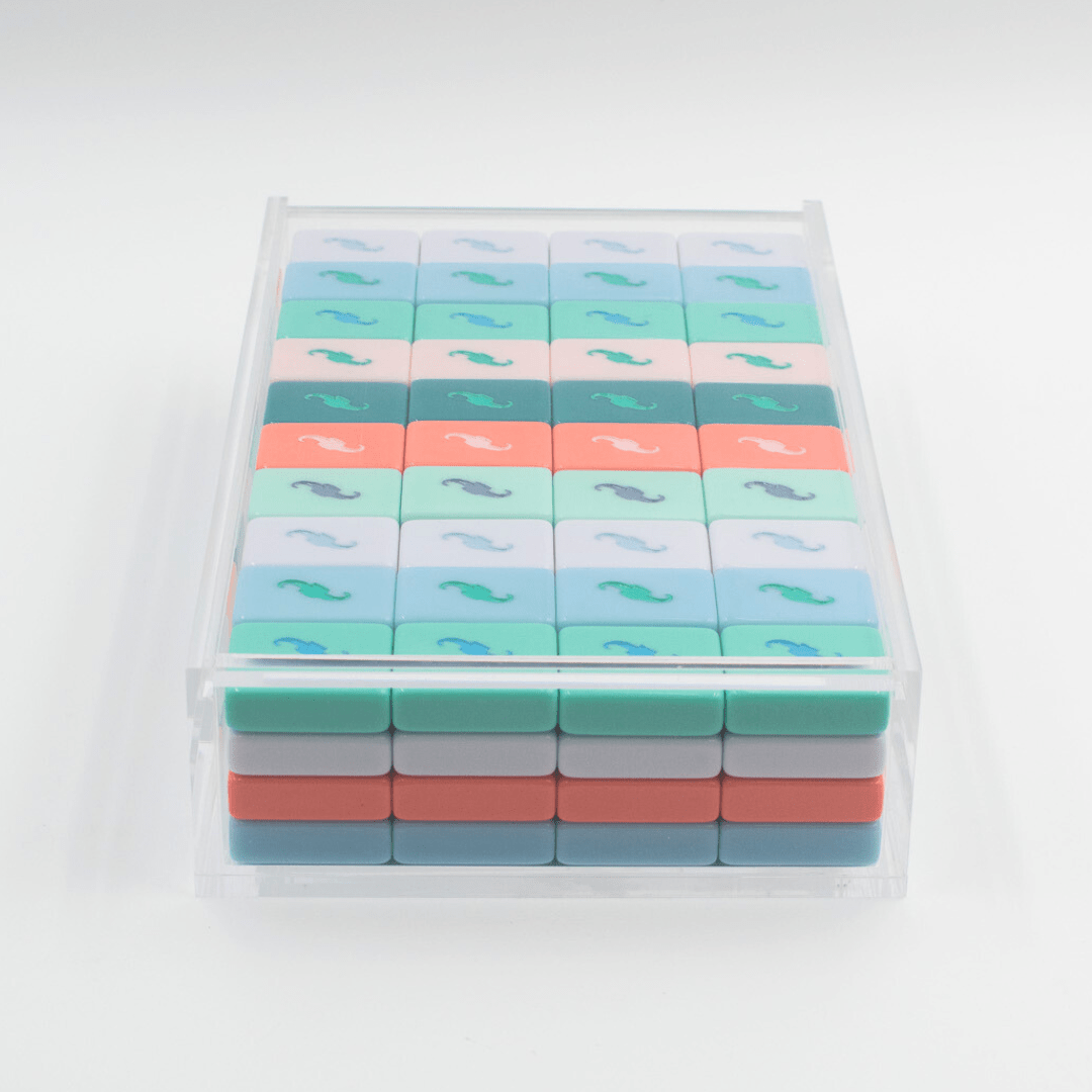 Mahjong Acrylic Display Box - Destination Collection Tiles Kitchen + Entertaining My Fair Mahjong