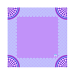 Mahjong Mat - Confetti Purple Paper Goods My Fair Mahjong