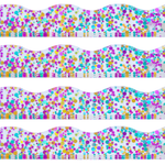 Mahjong Rack Pusher Premium Acrylic Set - Wavy Multi-Color Paper Goods My Fair Mahjong