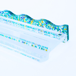 Mahjong Rack Pusher Premium Acrylic Set - Wavy Multi-Color Paper Goods My Fair Mahjong