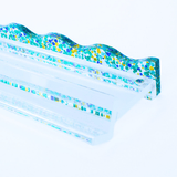 Mahjong Rack Pusher Premium Acrylic Set - Wavy Multi-Color Paper Goods My Fair Mahjong