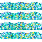 Mahjong Rack Pusher Premium Acrylic Set - Wavy Multi-Color Paper Goods My Fair Mahjong