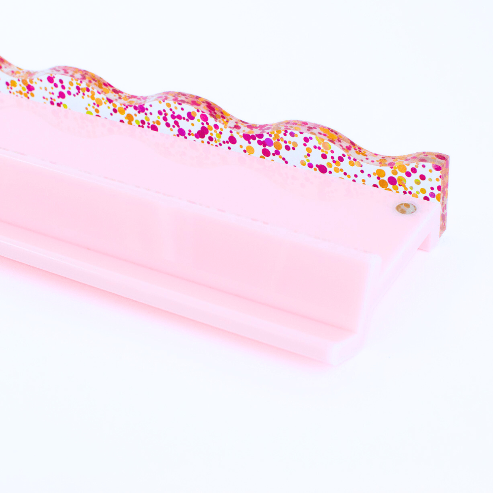 Mahjong Rack Pusher Premium Acrylic Set - Wavy Multi-Color Paper Goods My Fair Mahjong