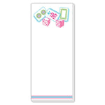 Mahjong Tiles and Dice Skinny Notepad Paper Goods RosanneBeck Collections