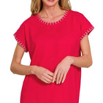 Main Street Stitch Top - Ruby Tops Zenana