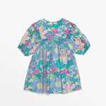 Malibu Dress - Periwinkle Floral Girls Play Dresses Finding Foxtale