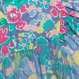 Malibu Dress - Periwinkle Floral Girls Play Dresses Finding Foxtale