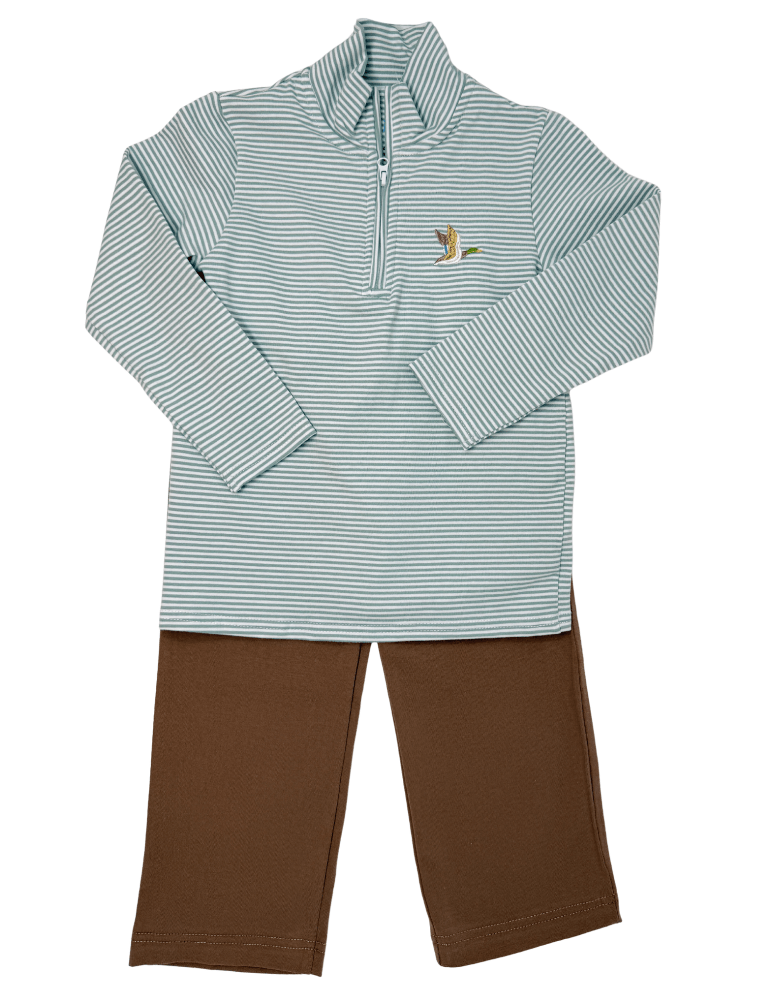 Mallard 1/4 Zip Pullover Boys Sweaters + Sweatshirts Itsy Bitsy