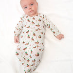 Mallard Drake Ducks Knotted Gown Baby Sleepwear Goosies