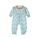Mallard Ducks Pima Scallop Collar Romper - Sugar Babies Children's Boutique/Meg's Shoppe