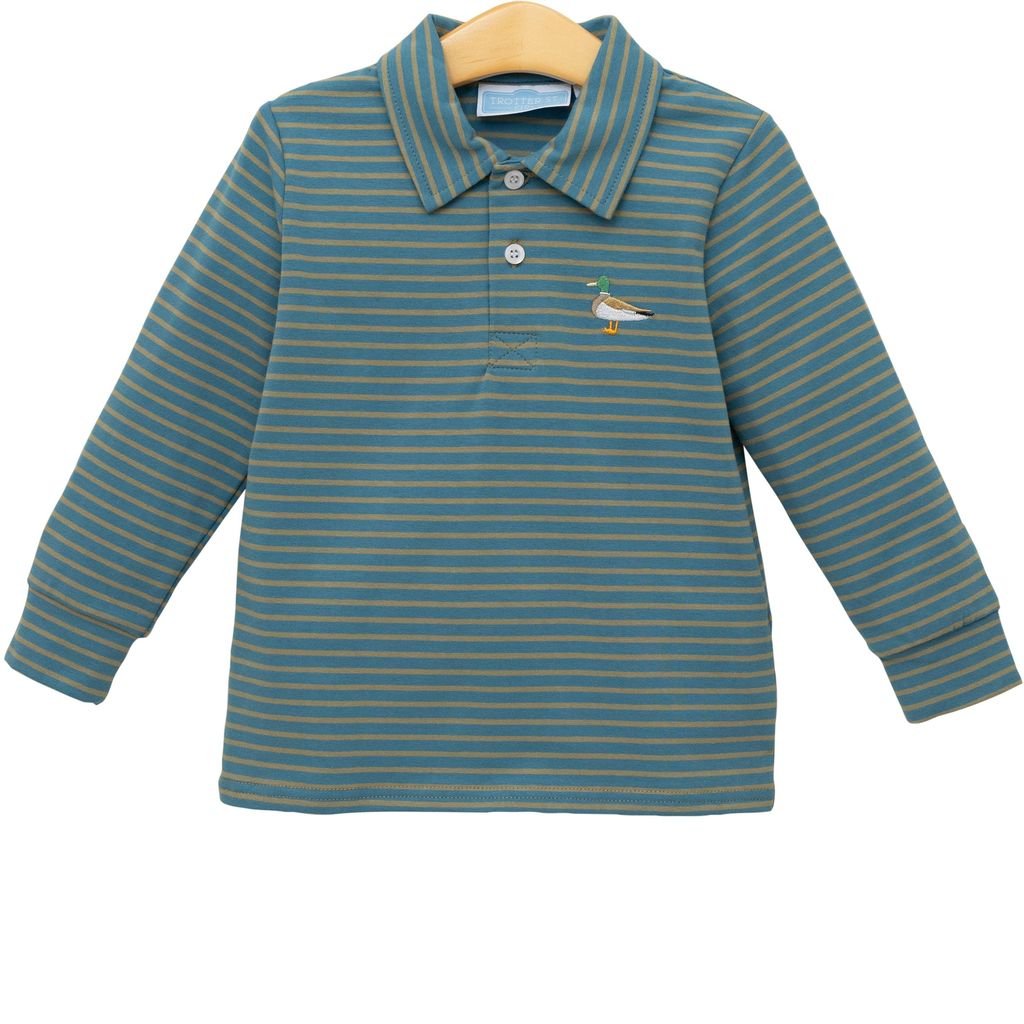 Mallard Embroidery 1/4 Zip Pullover