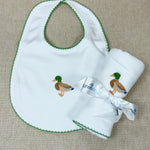 Mallard Moments Green Bib Baby Accessories Magnolia Baby