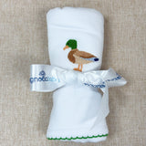 Mallard Moments Green Burp Cloth Baby Accessories Magnolia Baby