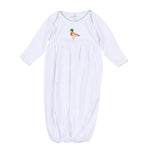 Mallard Moments Green Gathered Gown Baby Sleepwear Magnolia Baby