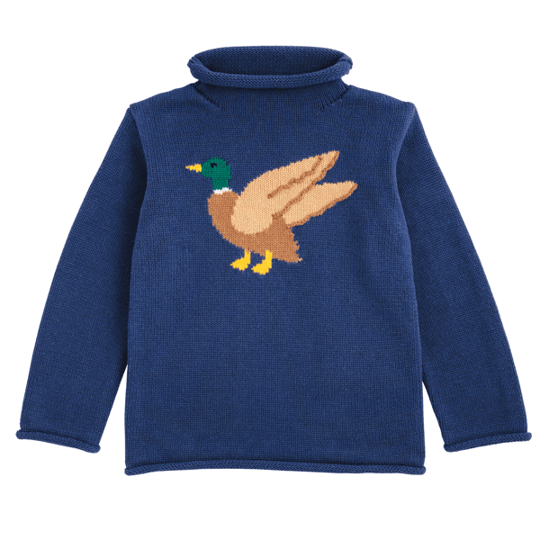 Mallard Rollneck Sweater Boys Sweaters + Sweatshirts Mudpie