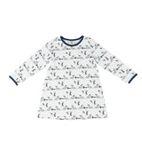 Mannered Mallards Susie Swing L/S Dress Girls Play Dresses Cypress Row