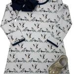 Mannered Mallards Susie Swing L/S Dress Girls Play Dresses Cypress Row